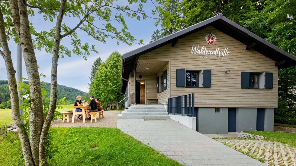 SAC Hütte Waldweid Waldenburg Baselland durch Thomas Moor Fotografie